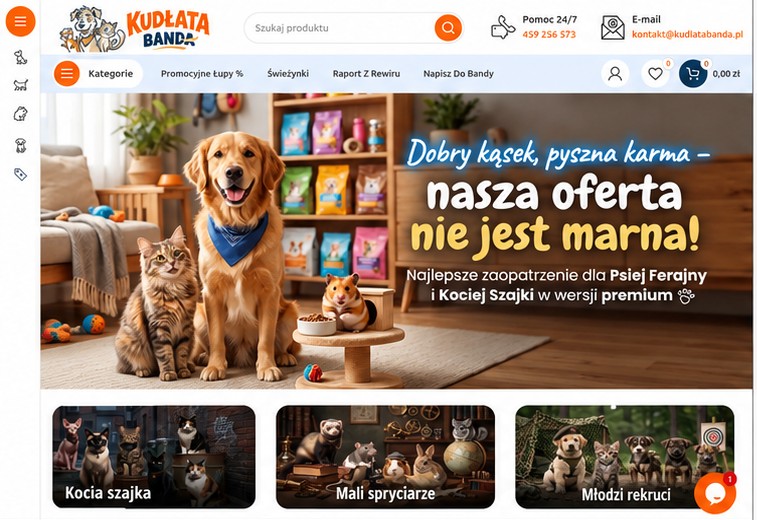 Kudłata Banda – shop preview
